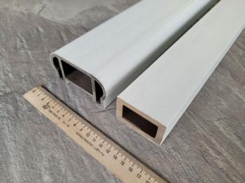 Перила фигурные EasyDecking Co-extrusion 100*50*3010 Белый