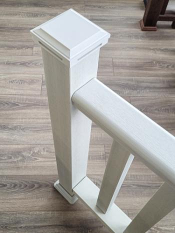Столб EasyDecking Co-extrusion 100*100*3010 Белый